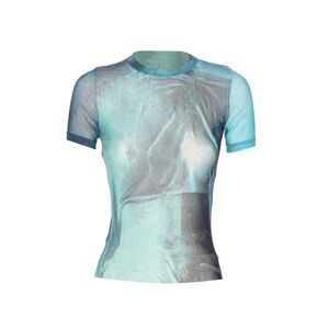 Jean Paul Gaultier Women Baby Mesh T-Shirt With "Water" Print